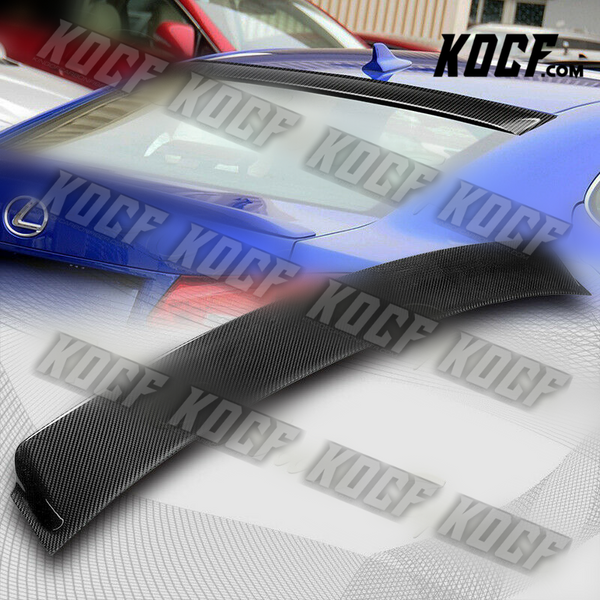 For 2006-2013 Lexus IS250 IS350 IS-F Carbon Fiber Rear Window Roof Spoiler Wing - KOCF.com - Car Parts