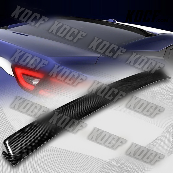 For 2016-2021 Nissan Maxima 100% Real Carbon Fiber Rear Window Roof Spoiler Wing - KOCF.com - Car Parts