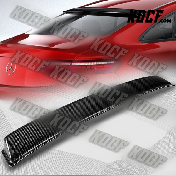 For 2018-2021 Mercedes E-Class W238 Coupe Carbon Fiber Rear Window Roof Spoiler - KOCF.com - Car Parts