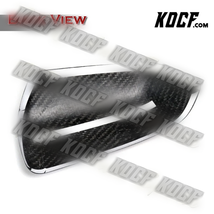 For 2008-2017 Mitsubishi Lancer EVO 10 Real Carbon Fiber Side Mirror Cover Cap - KOCF.com - Car Parts