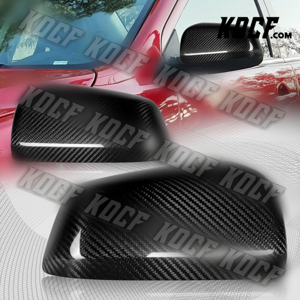 For 2008-2017 Mitsubishi Lancer EVO 10 Real Carbon Fiber Side Mirror Cover Cap - KOCF.com - Car Parts