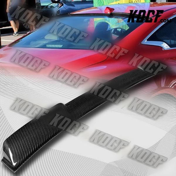 For 2017-2022 Infiniti Q60 Coupe Real Carbon Fiber Rear Roof Window Spoiler Wing - KOCF.com - Car Parts