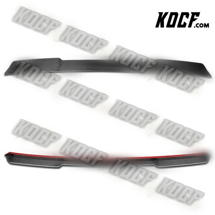 For 2011-2014 Dodge Charger 100% Real Carbon Fiber Rear Window Roof Spoiler Wing - KOCF.com - Car Parts