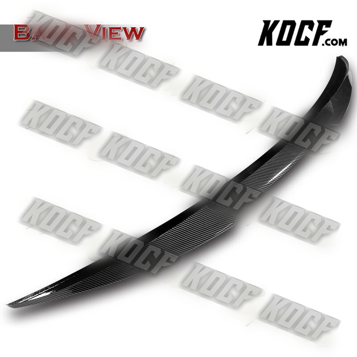 For 2011-2016 BMW 5-Series/M5 F10 F18 W-Power Carbon Painted Rear Trunk Spoiler - KOCF.com - Car Parts