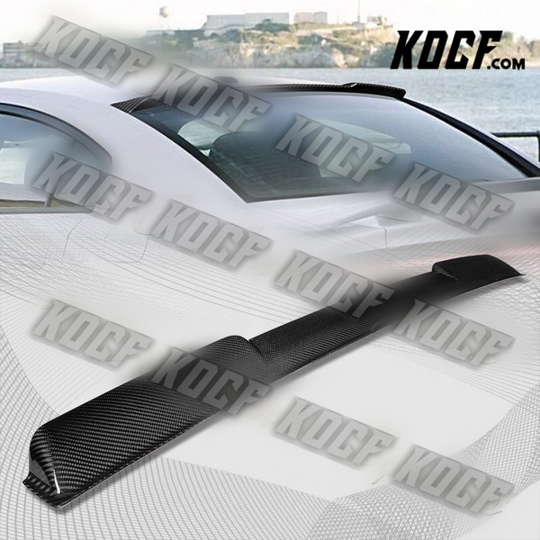 For 2011-2014 Dodge Charger 100% Real Carbon Fiber Rear Window Roof Spoiler Wing - KOCF.com - Car Parts