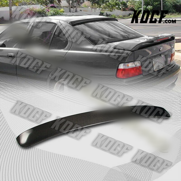 For 92-98 BMW E36 318 325 M3 2DR VIP Carbon Fiber Rear Roof Window Spoiler Wing - KOCF.com - Car Parts