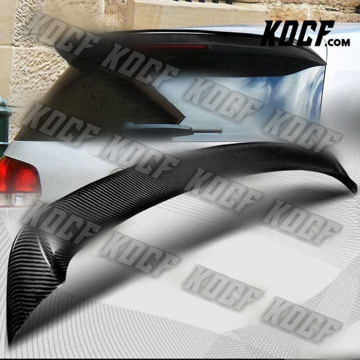 For 2010-2013 Volkswagen Golf 6 MK6 GTi Real Carbon Fiber Rear Roof Spoiler Wing - KOCF.com - Car Parts