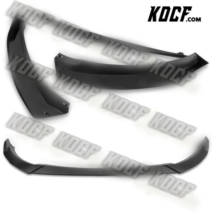 For 2014-2016 Kia Forte EX LX SX Matt Black Front Bumper Splitter Spoiler Lip - KOCF.com - Car Parts