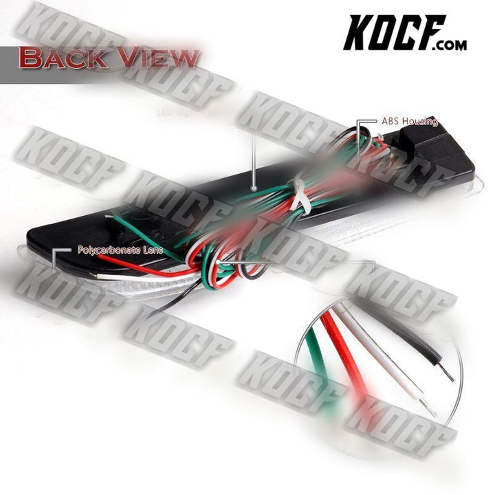 For 2008-2014 Scion XD Clear Lens 39-SMD LED Rear Bumper Stop Brake Light Lamps - KOCF.com - Car Parts