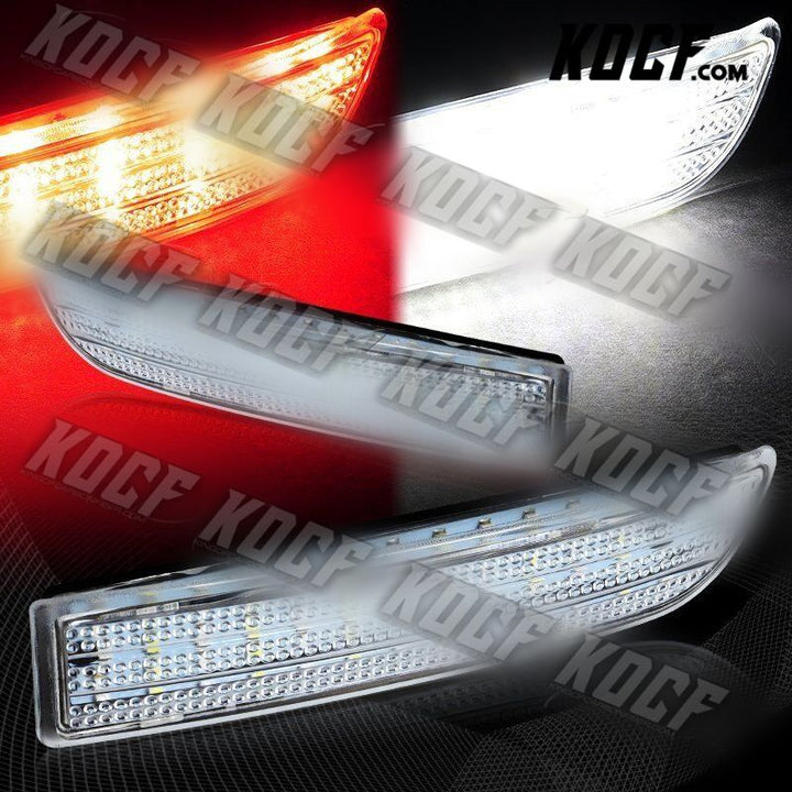 For 2008-2014 Scion XD Clear Lens 39-SMD LED Rear Bumper Stop Brake Light Lamps - KOCF.com - Car Parts