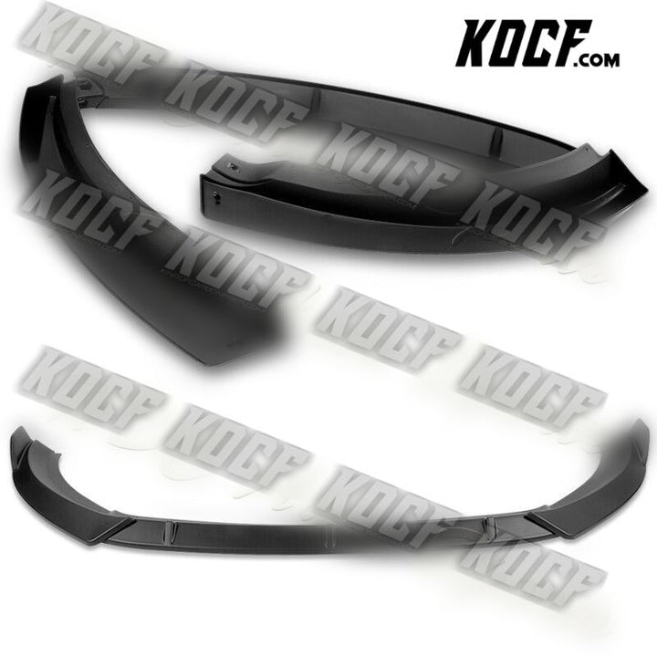 For 2012-2015 Volkswagen VW Passat Sedan Matt Black Front Bumper Spoiler Lip - KOCF.com - Car Parts