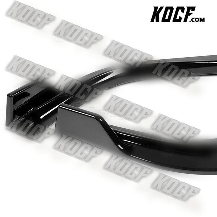 For 2018-2020 Acura TLX STP-Style Painted BLK Front Bumper Splitter Spoiler Lip - KOCF.com - Car Parts