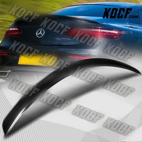 For 2018-2021 Mercedes E-Class Coupe W238 Real Carbon Fiber Trunk Spoiler Wing - KOCF.com - Car Parts