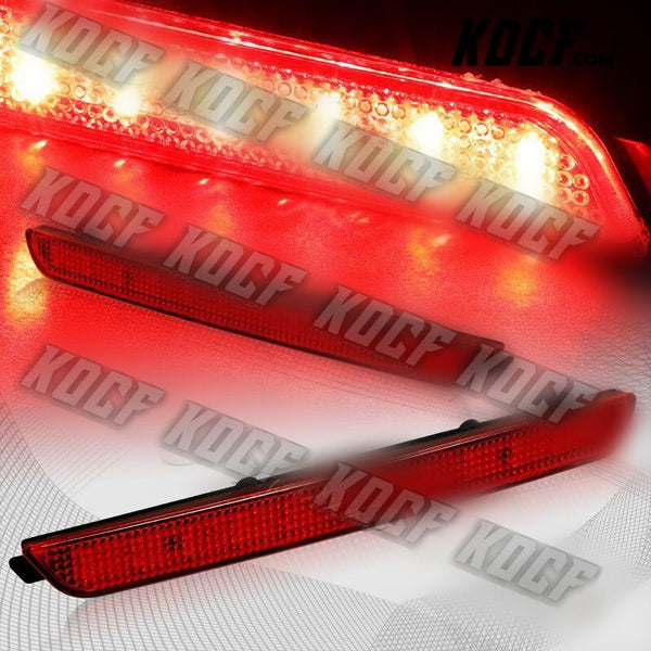 For 2004-2009 Mazda 3 Mazdaspeed3 Red Lens LED Rear Bumper Stop Brake Light Lamp - KOCF.com - Car Parts