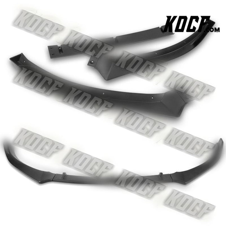 For 2010-2013 Volkswagen Golf 6 Matt Black JDM Front Bumper Body Kit Spoiler Lip - KOCF.com - Car Parts