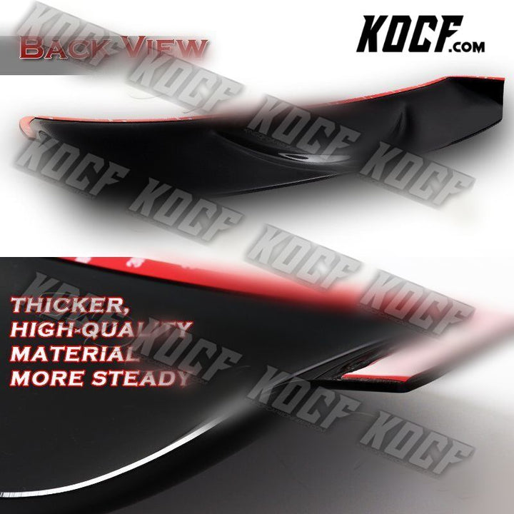 For Acura TSX Black ABS Plastic Rear Sun Rain Window Roof Visor Spoiler Wing - KOCF.com - Car Parts