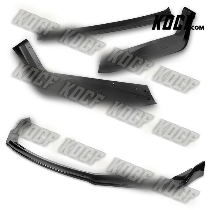 For 17-20 Lexus IS-Series AR-Style Painted BLK Front Bumper Splitter Spoiler Lip - KOCF.com - Car Parts