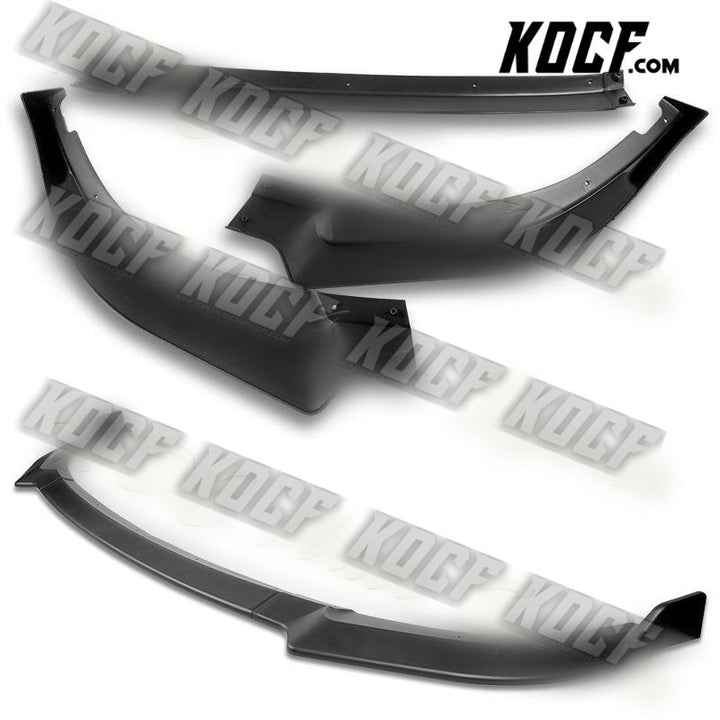 For 2018-2022 Kia Stinger GT-Line Black Front Bumper Body Kit Spoiler Lip 3PCS - KOCF.com - Car Parts