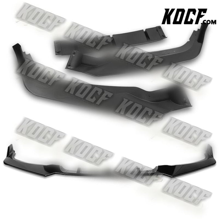 For 18-20 Honda Odyssey CK-Style Painted Black Front Bumper Splitter Spoiler Lip - KOCF.com - Car Parts