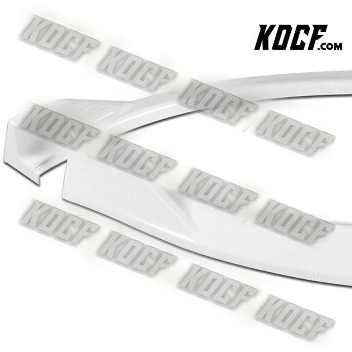 For 2011-2014 Chevrolet Cruze Painted White Front Bumper Splitter Spoiler Lip - KOCF.com - Car Parts