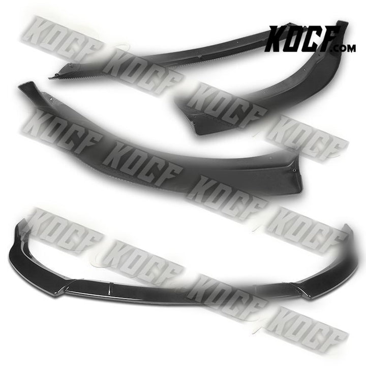 For 14-16 Toyota Corolla Base LE Painted Black Front Bumper Splitter Spoiler Lip - KOCF.com - Car Parts