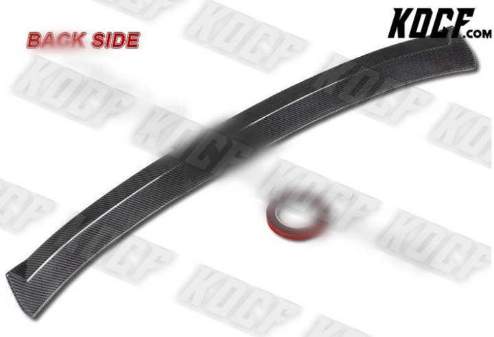 For 2016-2020 Honda Civic Sedan Real Carbon Fiber Rear Roof Visor Wing Spoiler - KOCF.com - Car Parts