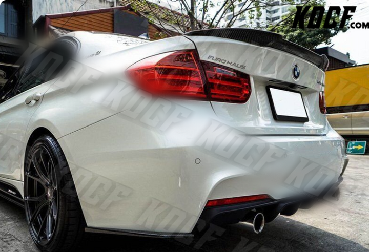 For 2013-2018 BMW 330i 335i 340i 320i Real Carbon Fiber Rear Trunk Spoiler Wing - KOCF.com - Car Parts