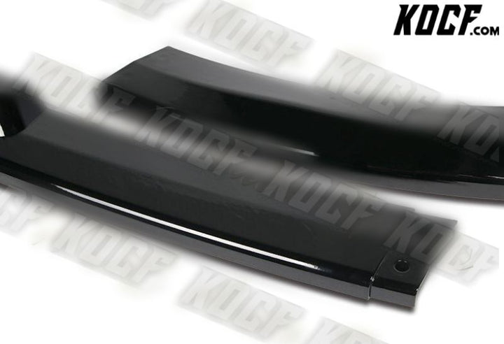 For 08-10 Subaru Impreza WRX STi CS2-Style Painted BLK Front Bumper Spoiler Lip - KOCF.com - Car Parts