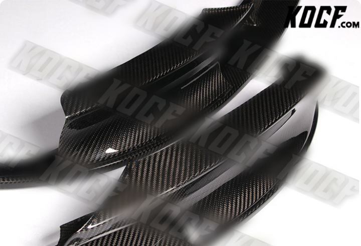 For 12-18 BMW 3-Series M-Sport M-Tech F30 F35 Real Carbon Fiber Front Bumper Lip - KOCF.com - Car Parts