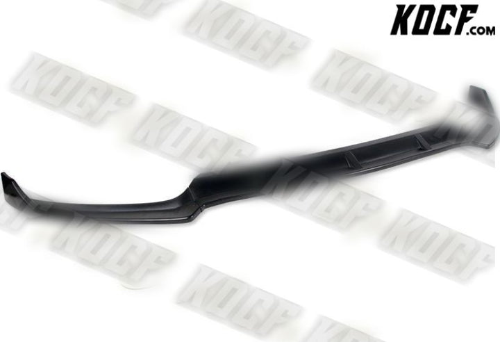 For 15-18 Mercedes W205 C180 C250 C300 Unpainted Black Front Bumper Body Lip 3PC - KOCF.com - Car Parts