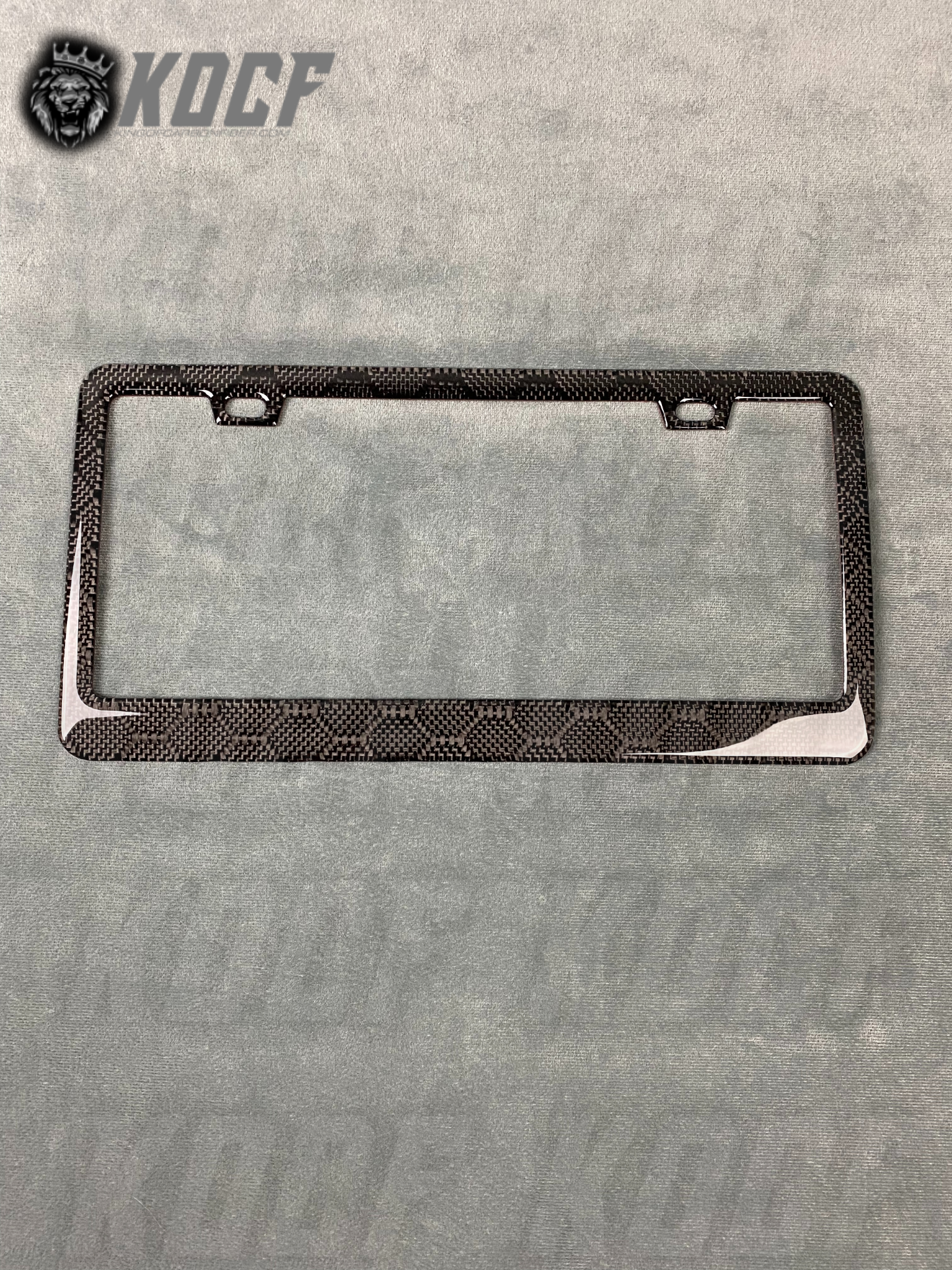 Carbon Fiber License Plate Frame - KOCF.com - Car Parts