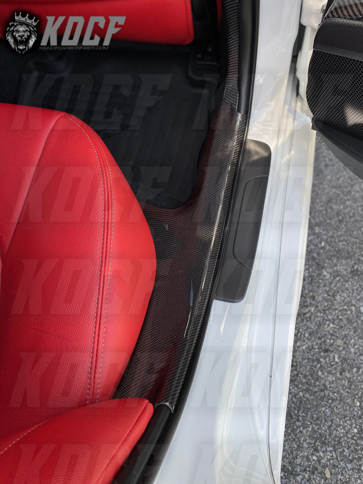 Kick Panel ABC Full Set Carbon Fiber 2018-2023 Toyota Camry Compatible - KOCF.com - Car Parts