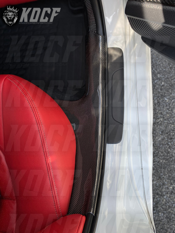 Kick Panel ABC Full Set Carbon Fiber 2018-2023 Toyota Camry Compatible - KOCF.com - Car Parts