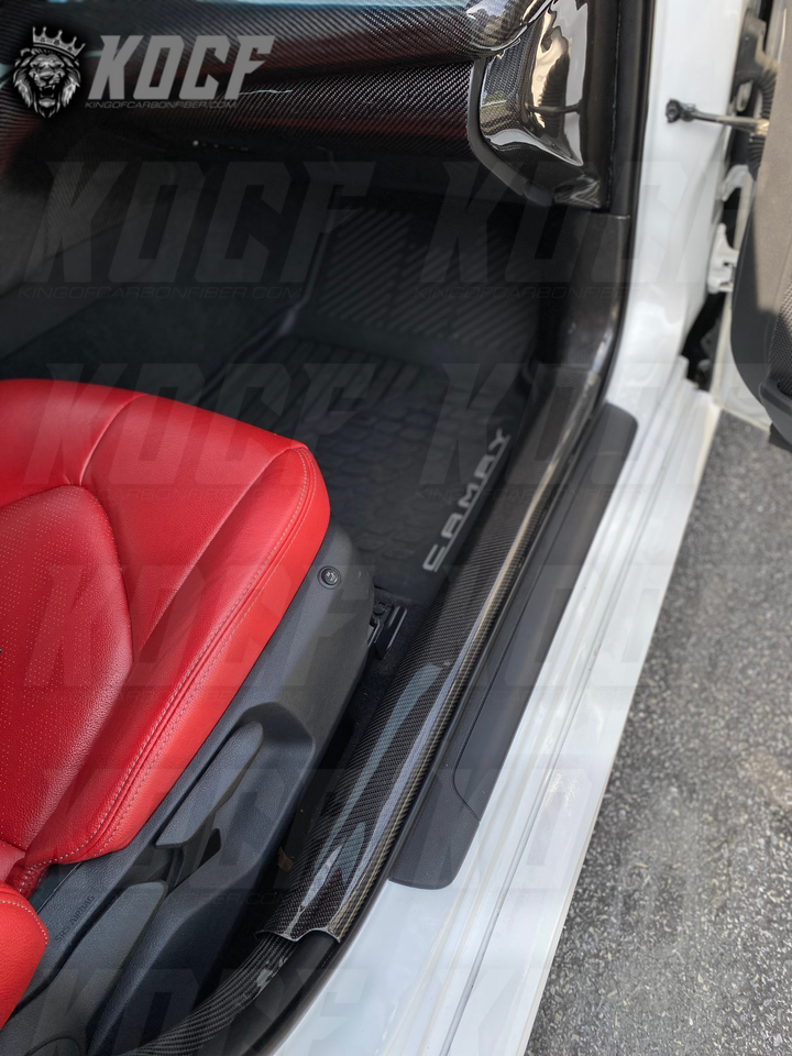 Kick Panel ABC Full Set Carbon Fiber 2018-2023 Toyota Camry Compatible - KOCF.com - Car Parts