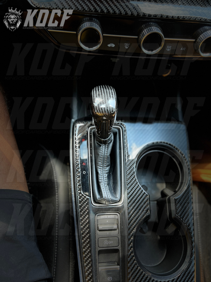 Shift Knob Replacement OEM Carbon Fiber 2022+11th Gen Civic - KOCF.com - Car Parts