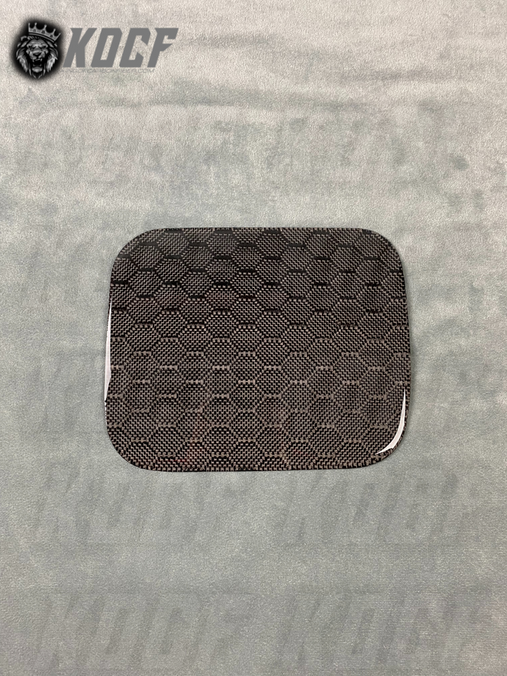 Camry Carbon Fiber Gas Door Cover Overlay Toyota Camry 2018-2023 Compatible - KOCF.com - Car Parts