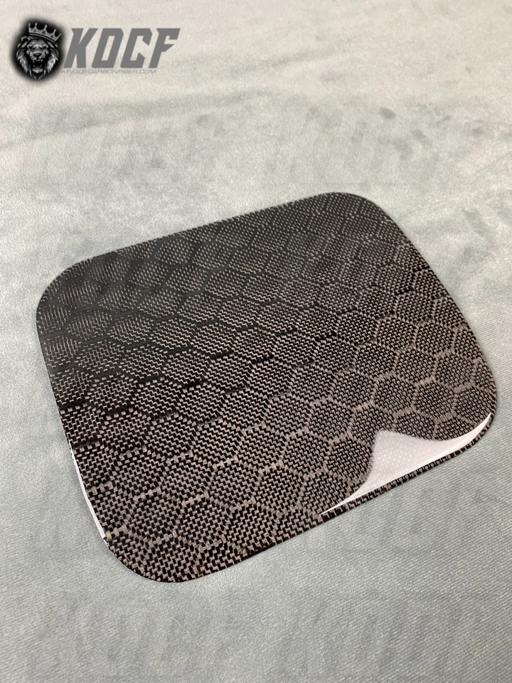 Camry Carbon Fiber Gas Door Cover Overlay Toyota Camry 2018-2023 Compatible - KOCF.com - Car Parts