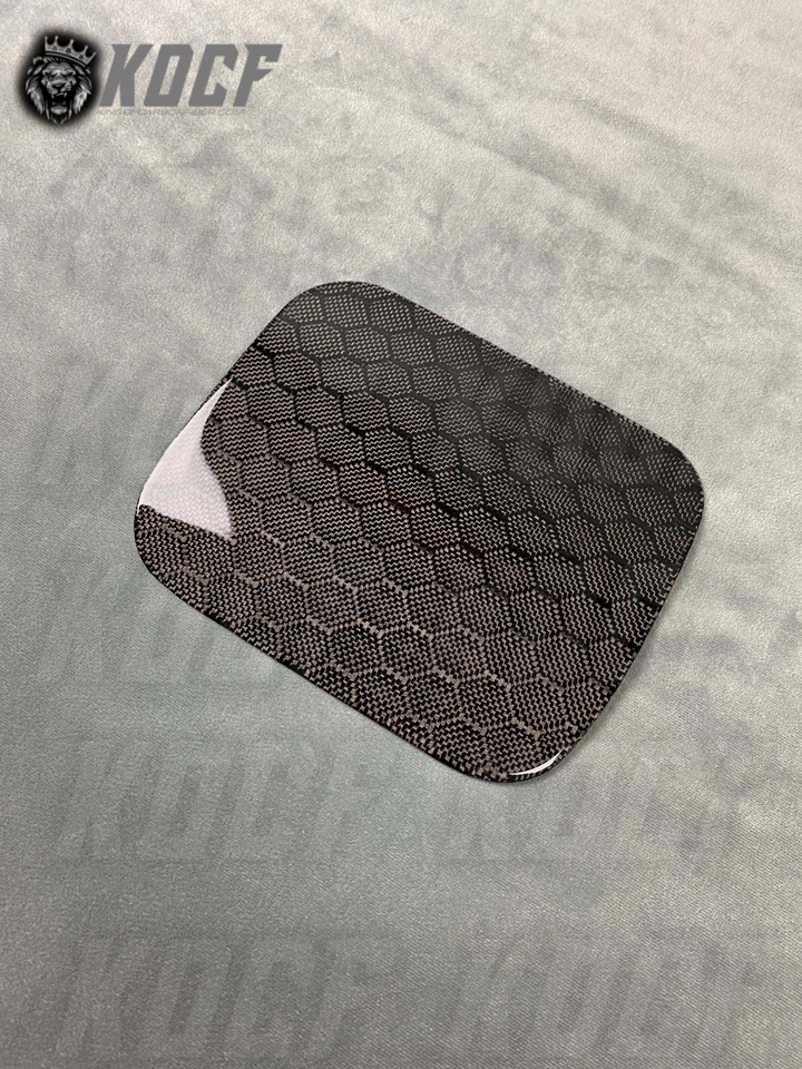 Camry Carbon Fiber Gas Door Cover Overlay Toyota Camry 2018-2023 Compatible - KOCF.com - Car Parts