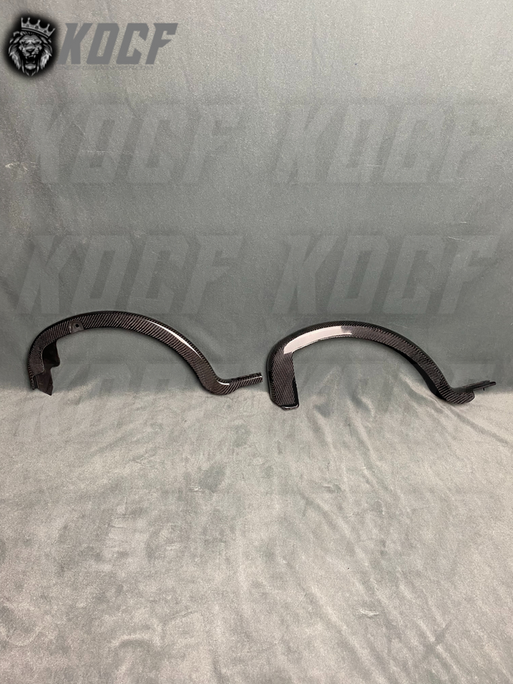 Trunk Hinge Covers Pair Carbon Fiber 2018-2023 Toyota Camry Compatible - KOCF.com - Car Parts