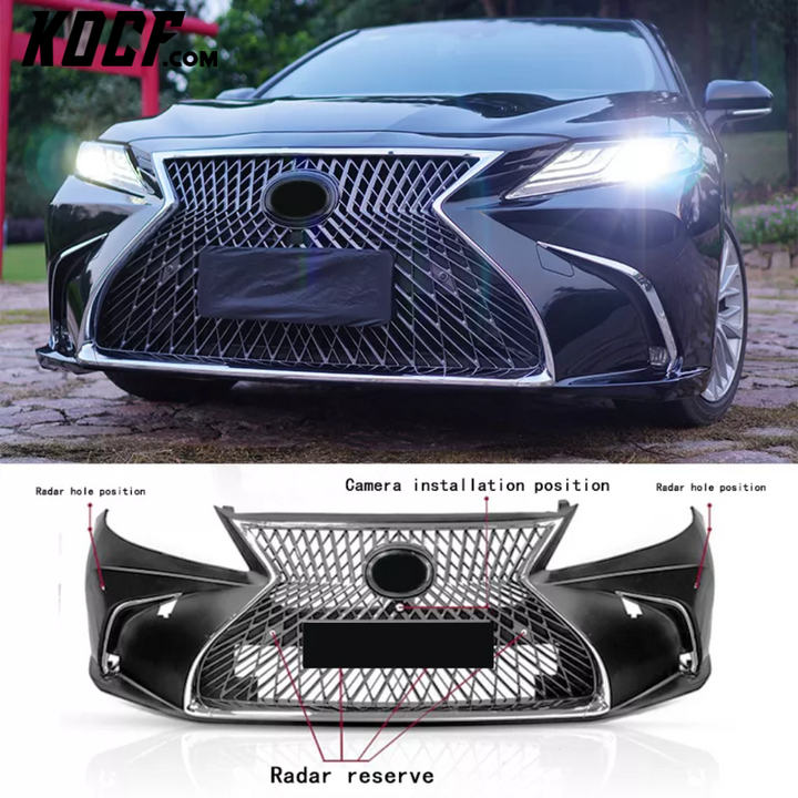 Lexus LS ES Style Bumper Compatible For 2018-2024 Toyota Camry