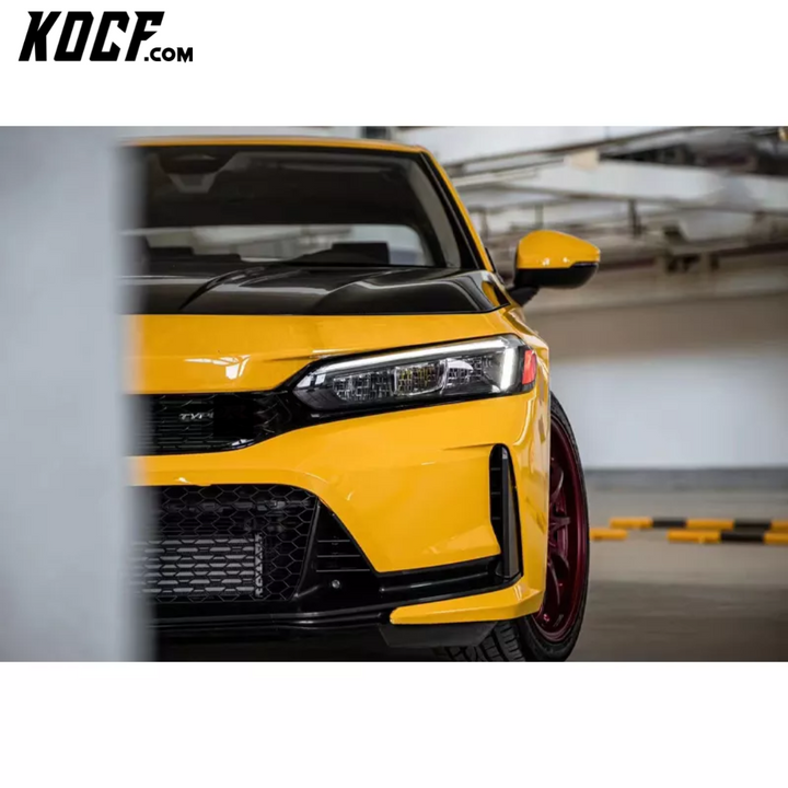 11th Gen Sedan Civic Type R Style Conversion Front Bumper Compatible For 2022+ Honda Civic