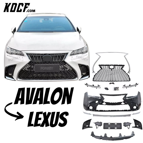 Avalon - Lexus LS Style Bumper Compatible For 2019-2022 Toyota Avalon