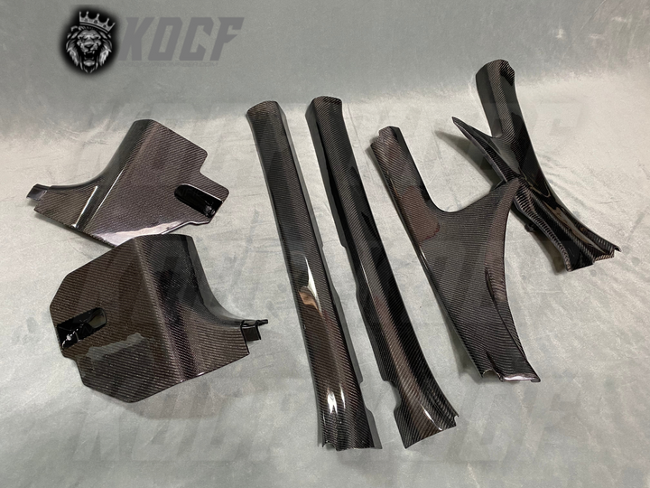 Kick Panel ABC Full Set Carbon Fiber 2018-2023 Toyota Camry Compatible - KOCF.com - Car Parts