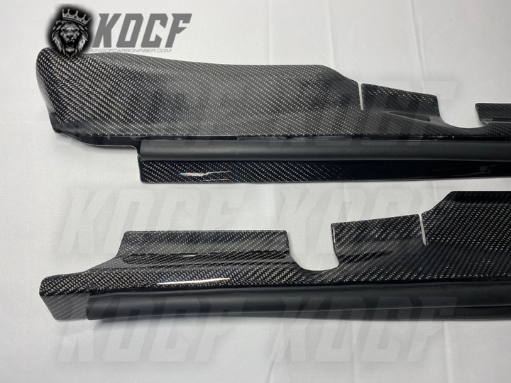 Engine Side Pieces Carbon Fiber 2018-2022 Toyota Camry i4 & 2019 Compatible - KOCF.com - Car Parts