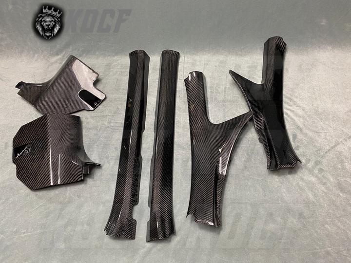 Kick Panel ABC Full Set Carbon Fiber 2018-2023 Toyota Camry Compatible - KOCF.com - Car Parts