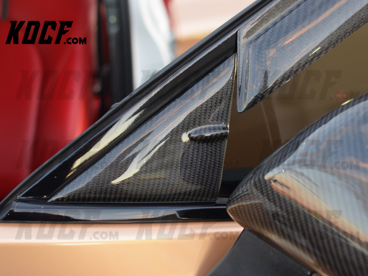 Exterior Mirror Door Triangle Carbon Fiber 2018-2023 Toyota Camry Compatible - KOCF.com - Car Parts