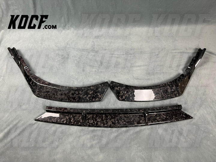 CF Front Lip for 2018-2023 Toyota Camry Compatible Real Carbon Fiber Front Bumper Body Kit Lip - KOCF.com - Car Parts