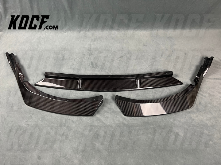 CF Front Lip for 2018-2023 Toyota Camry Compatible Real Carbon Fiber Front Bumper Body Kit Lip - KOCF.com - Car Parts