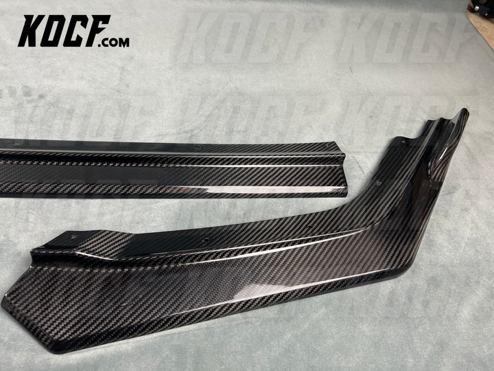 11th Gen 2022+ Honda Civic Real Carbon Fiber Front Bumper Splitter Spoiler Lip - VIP Price