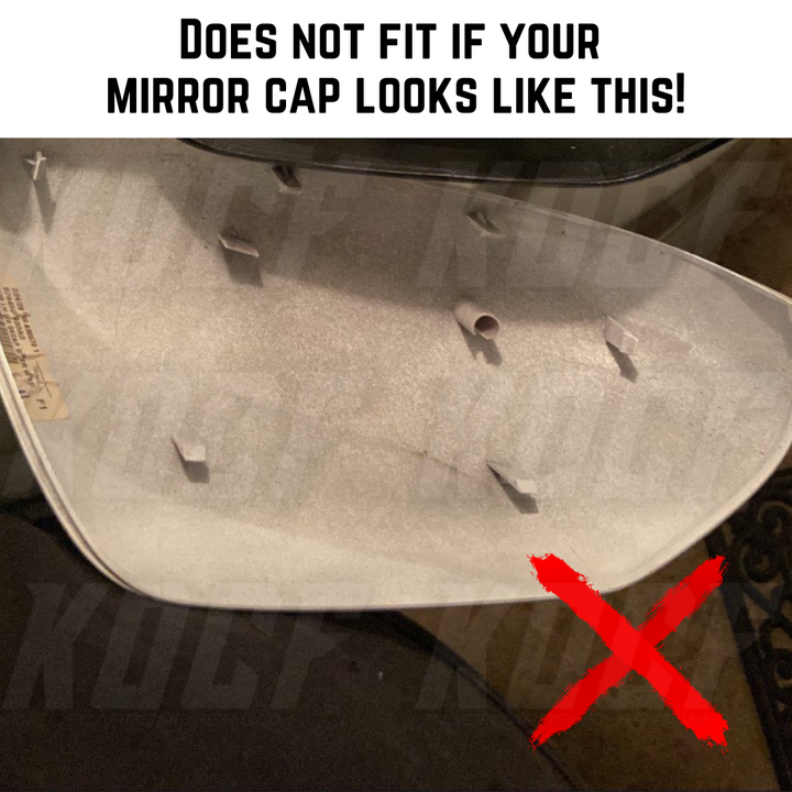 Carbon Fiber Mirror Cap Replacements 2018-2023 Toyota Camry Compatible - KOCF.com - Car Parts